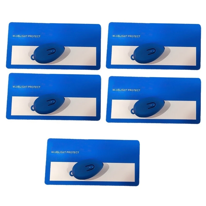 1/5Set Anti Blue Light Tester Card For Glasses Reusable PolarizedTest Tool