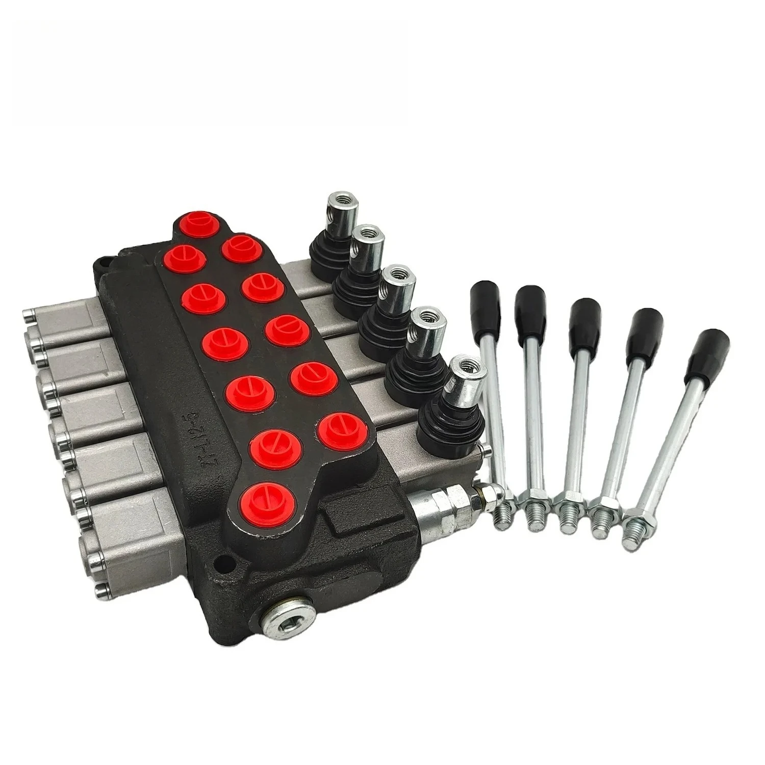 DCV40 Series 5-Spool 90LPM Monoblock Directional Control Valve For Agricultural Machinery
