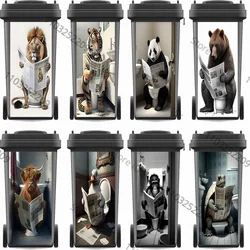 Trash can stickers Modern Art wallpaper murals Wall prints Decal Gifts Home Art Kitchen accessories decoration