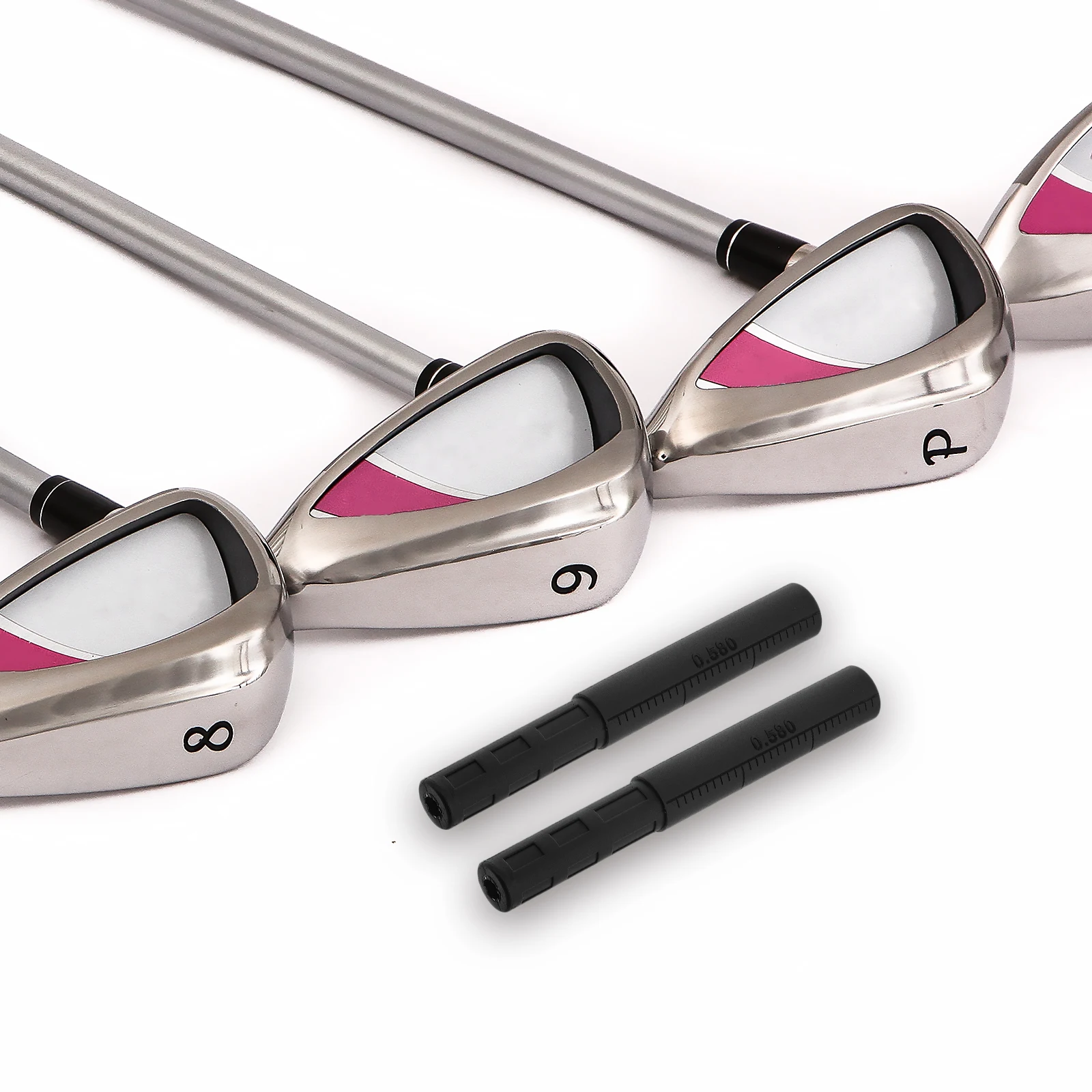 

4pcs Golf Club Shaft Extension Kit Carbon Fiber Lightweight Adjustable Length for Men Women Durable Stable Accurate Shots