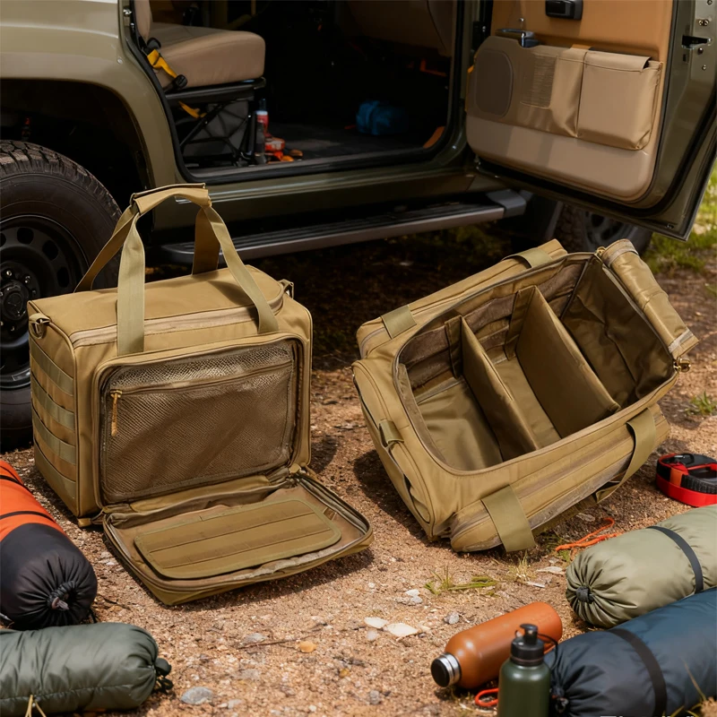 Сумка для пикника на открытом воздухе, сумка для хранения инструментов для ногтей, многофункциональная оксфордская сумка для кемпинга