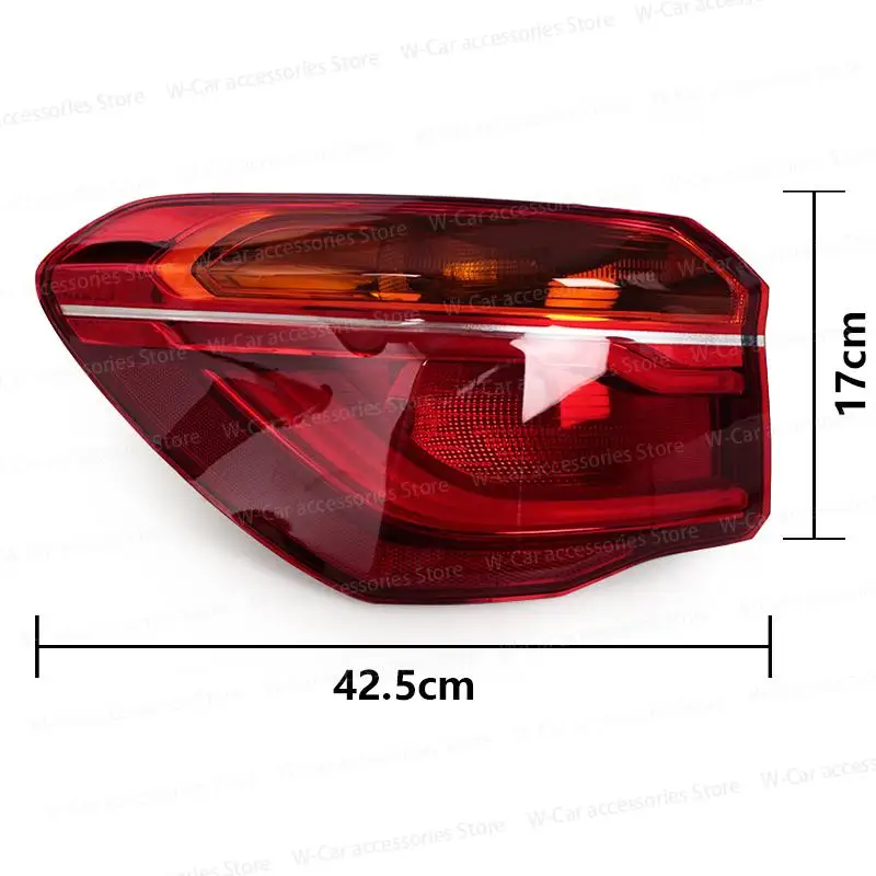 Luz LED trasera exterior para coche, montaje de luz trasera, lámpara de advertencia de freno, parachoques de marcha atrás, para BMW X1, 2016, 2017, 2018, 2019