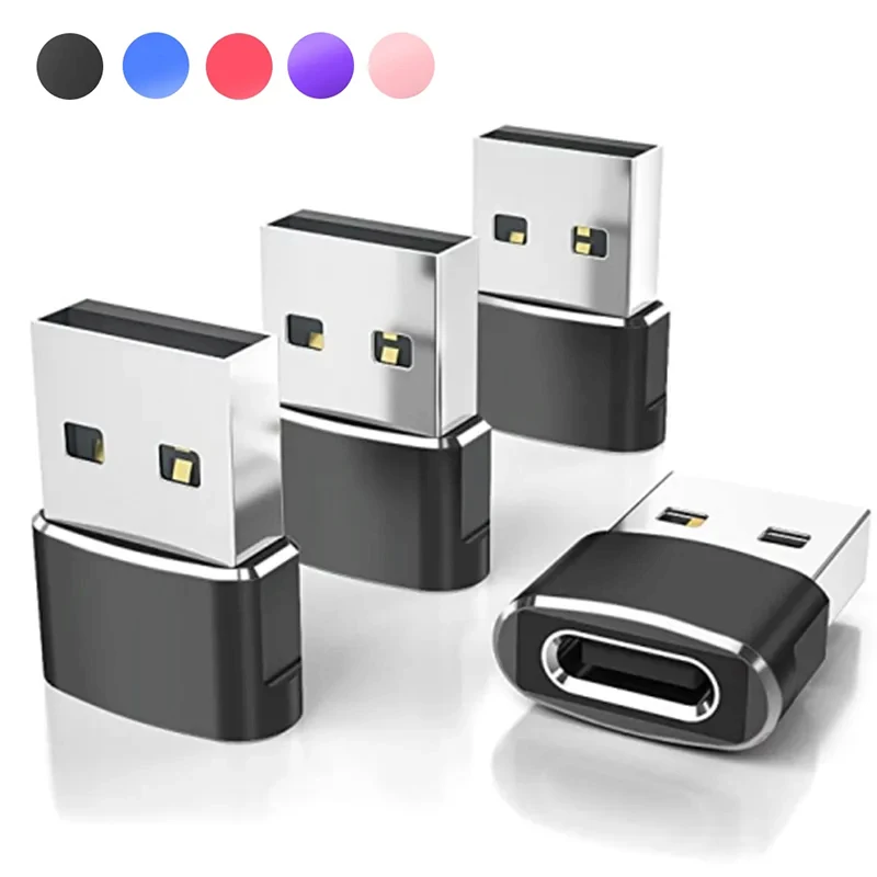 Переходник OTG с USB 2,0 «папа» на «мама» Type-C