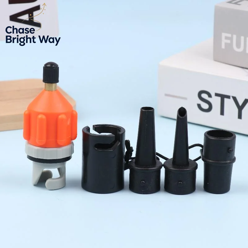 Air Valve Adaptor For SUP Board Inflatable Pump Adapter Paddle Boat Kayak Air Valve Pump Tire Air Connector Combo Kit
