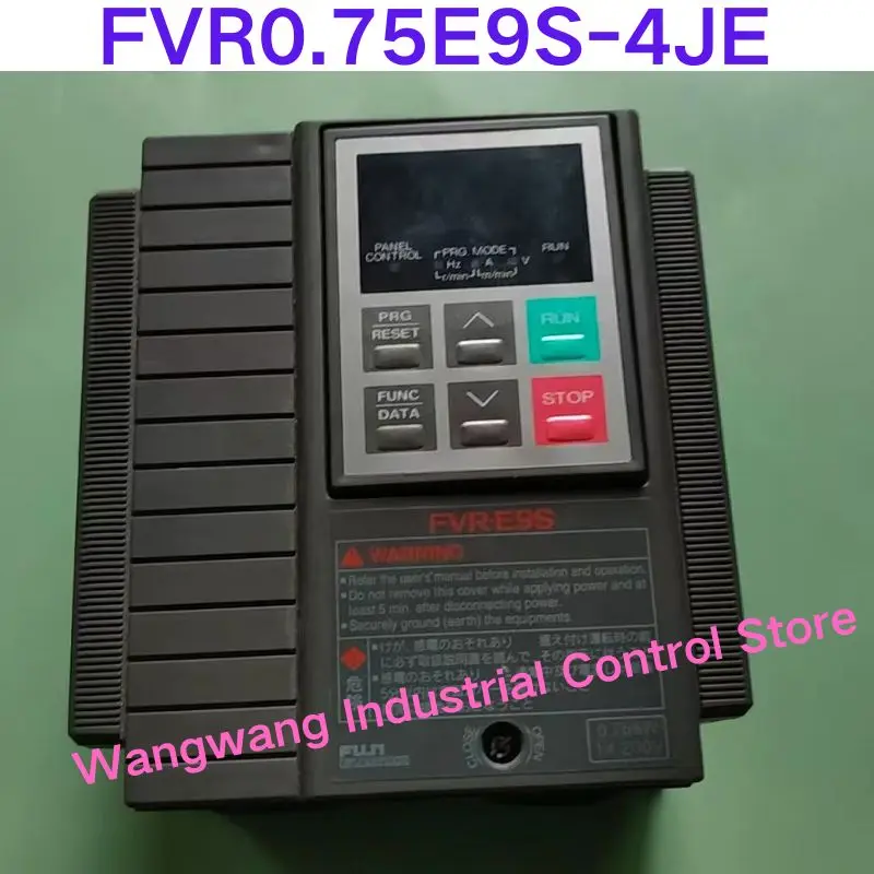 Second-hand test OK ，0.75kw  frequency converter FVR0.75E9S-4JE