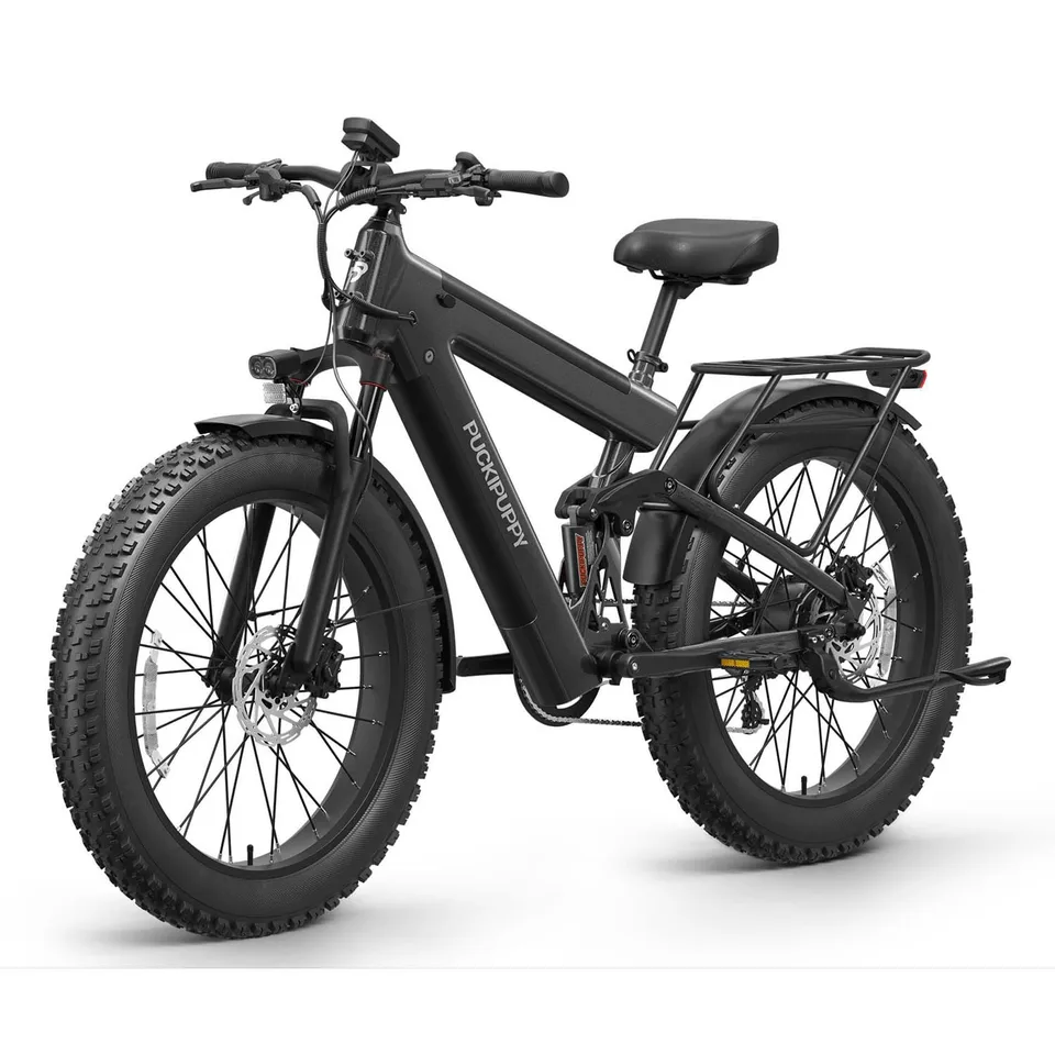 Electric Bike 1350W, 48V 30AH Dual Battery EBike, 130 Miles 26" [Bulldog Pro]
