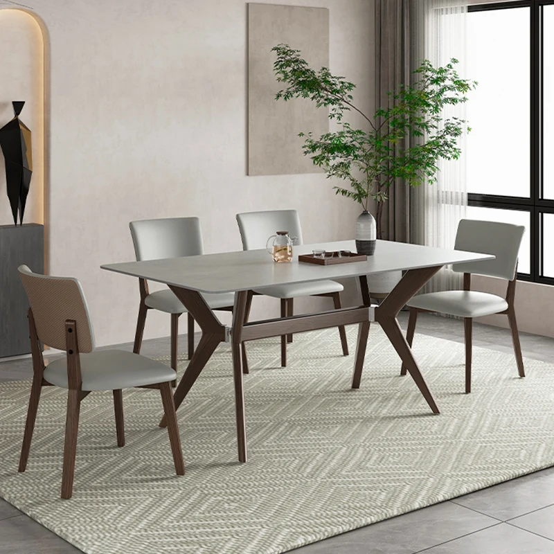 

Design Nordic Dining Table Rectangle Minimalist Kitchen Hospitality Dining Table Living Room Luxury Muebles Home Furniture