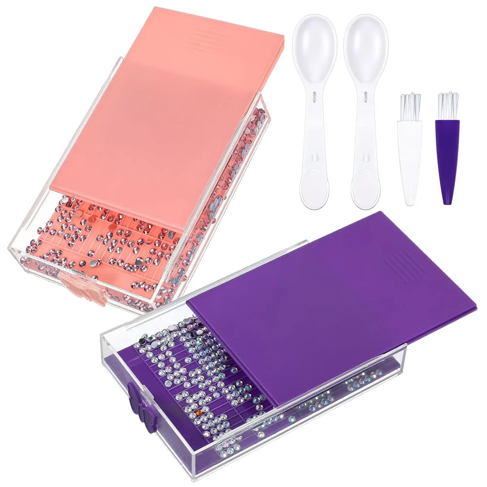 1 Set 5D Diamond Painting Art Drawer Box Tray Kit Multi Placing Drill Tray Storage Box for 5D Diamond Painting Tools Accessories