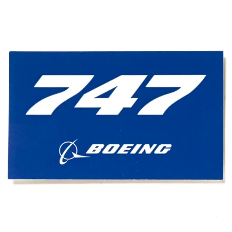 

Genuine 747/757/767/777 Blue Sticker