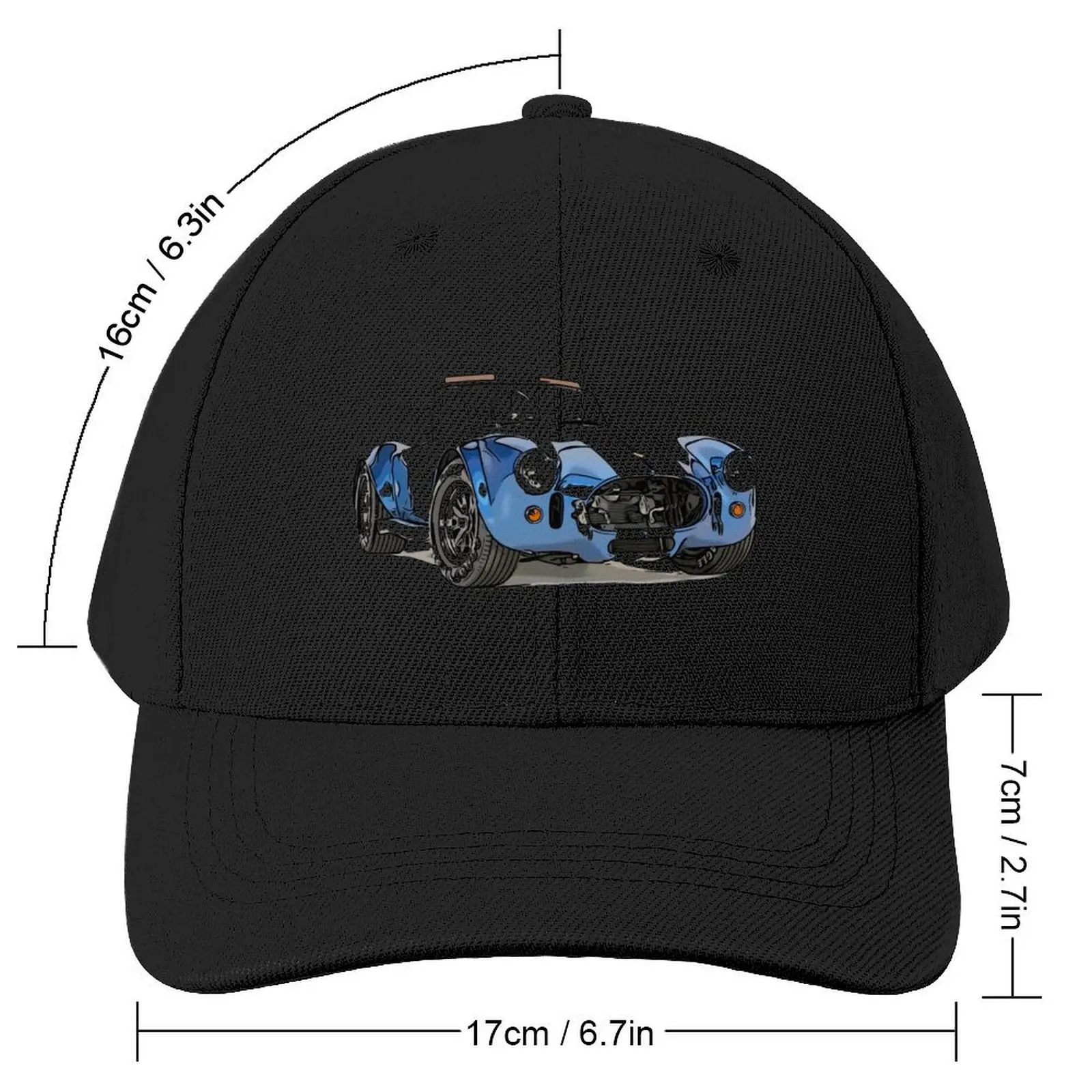 Shelby AC Cobra Abstract Comic Artwork Baseball Cap Mountaineering birthday Caps For Men Women's