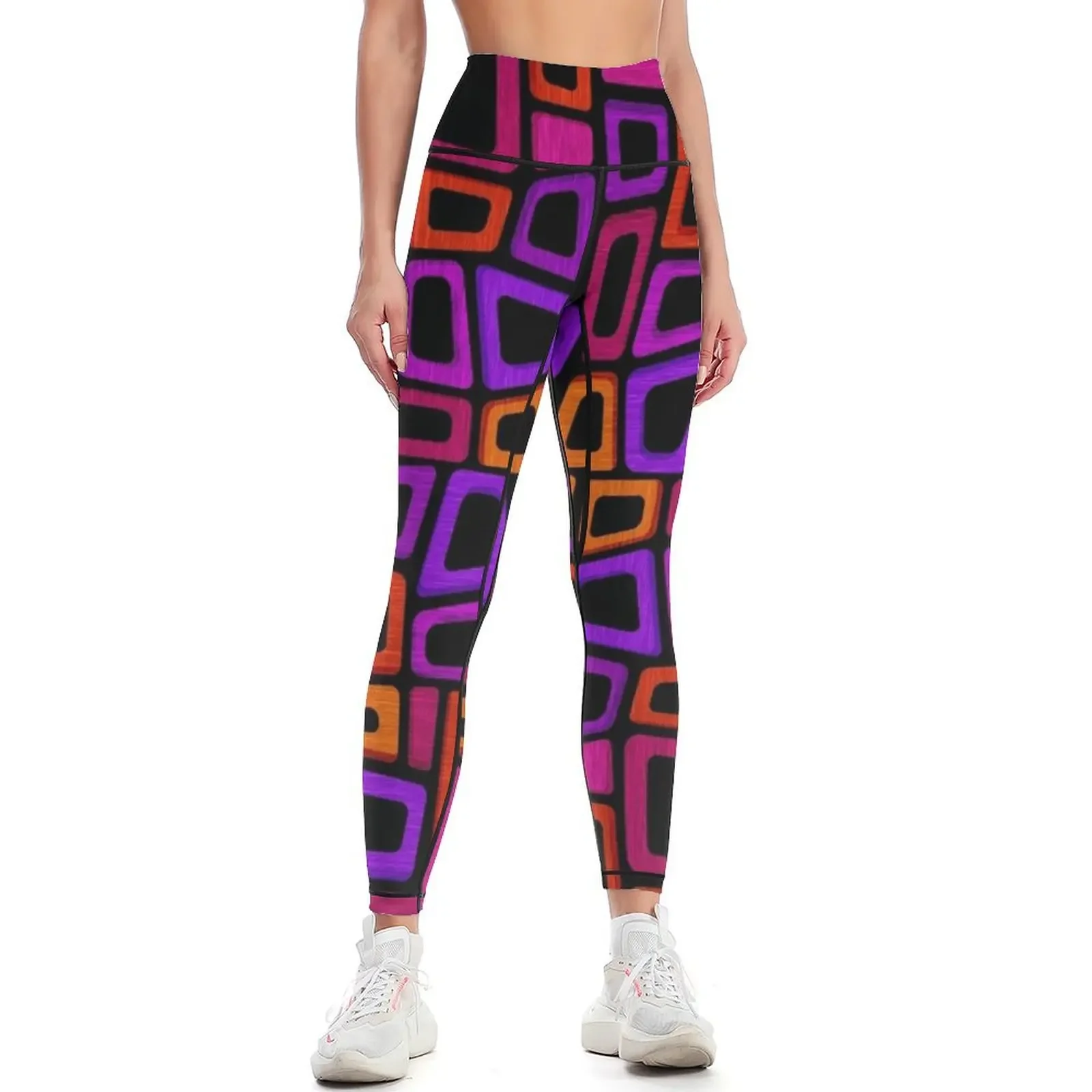 Honolulu Tiki Modern Leggings Women's sportswear sports tennis for push up fitness Womens Leggings