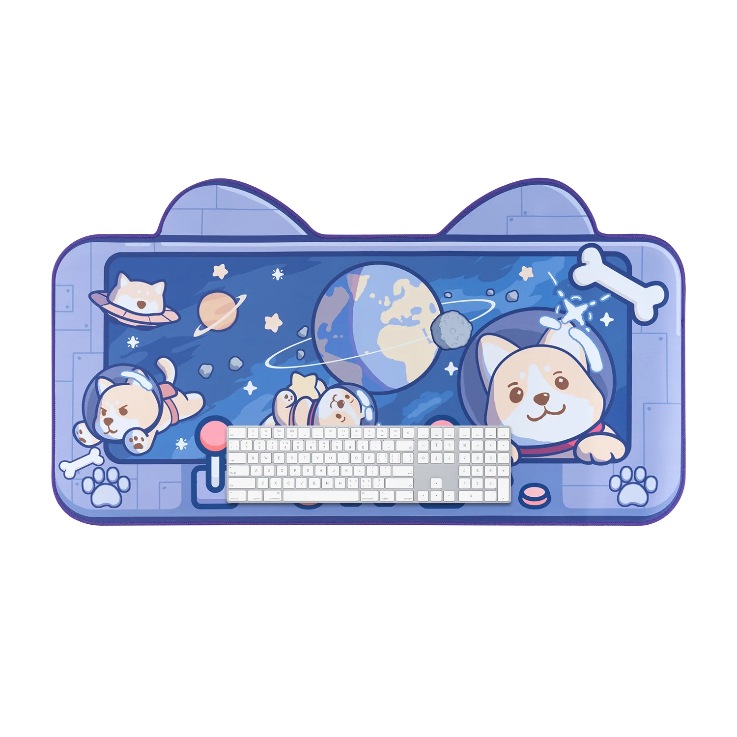 Original Space Dog Cute Cartoon Mouse Pad Large Gaming Waterproof Non-slip Desk Computer Keyboard Offices Accessories Mats
