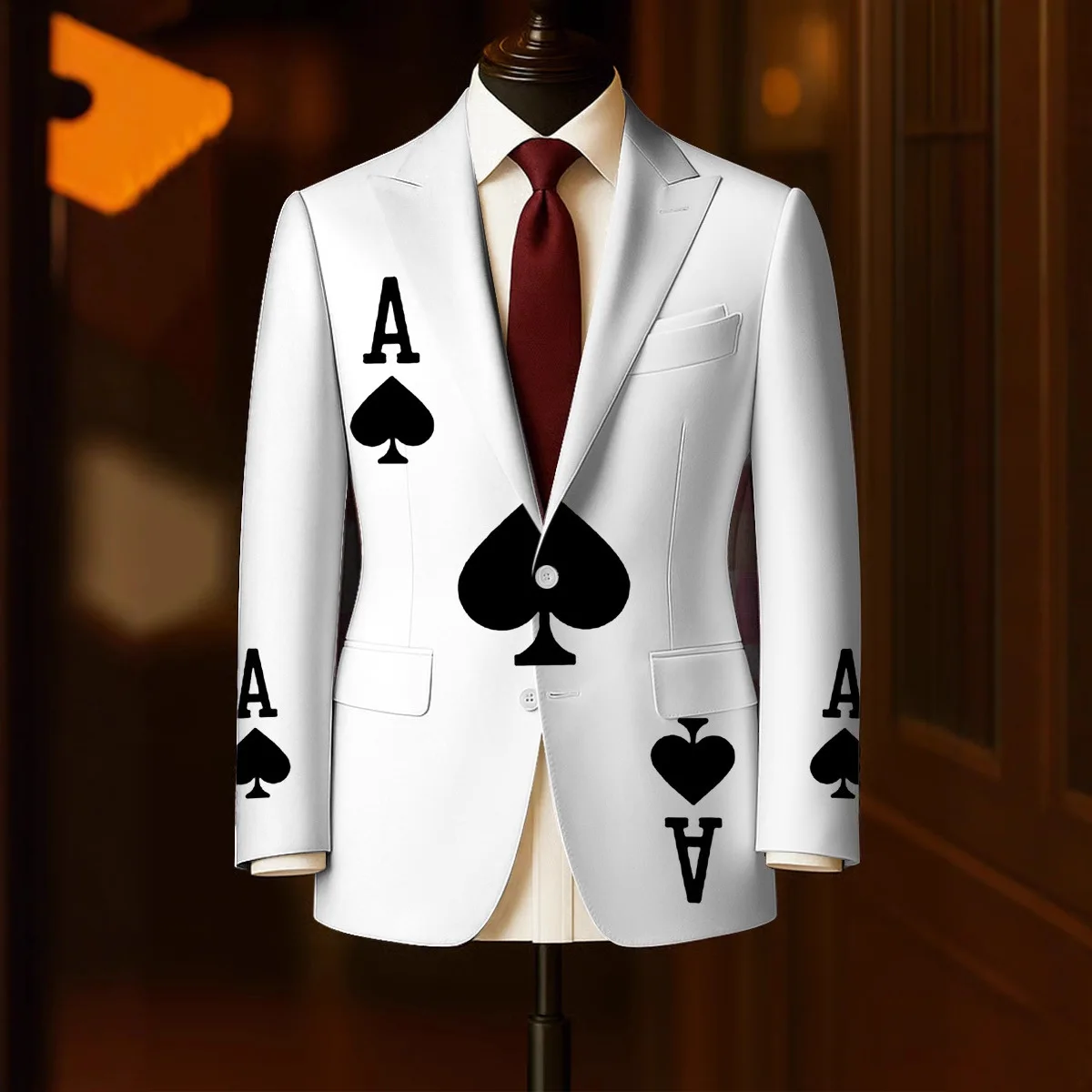 

20256 men's new 3D printed trendy casual blazer