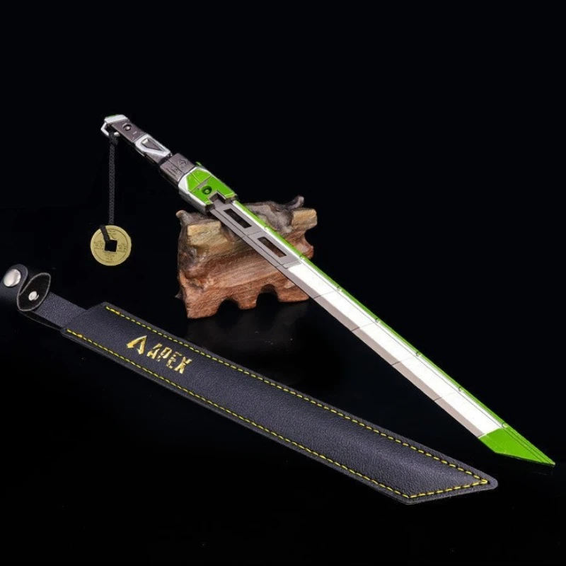 30 cm Apex Legends Heirloom, Biwon Blade Crypto Spiel Messer Schwerter, japanische Katana, Schlüsselanhänger Waffenmodell, Sammlung Geschenke Spielzeug