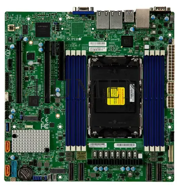 

Материнская плата X13SEM-F / X13SEM-TF LGA 4677 DDR5 PCIE 5.0 с двумя слотами M.2