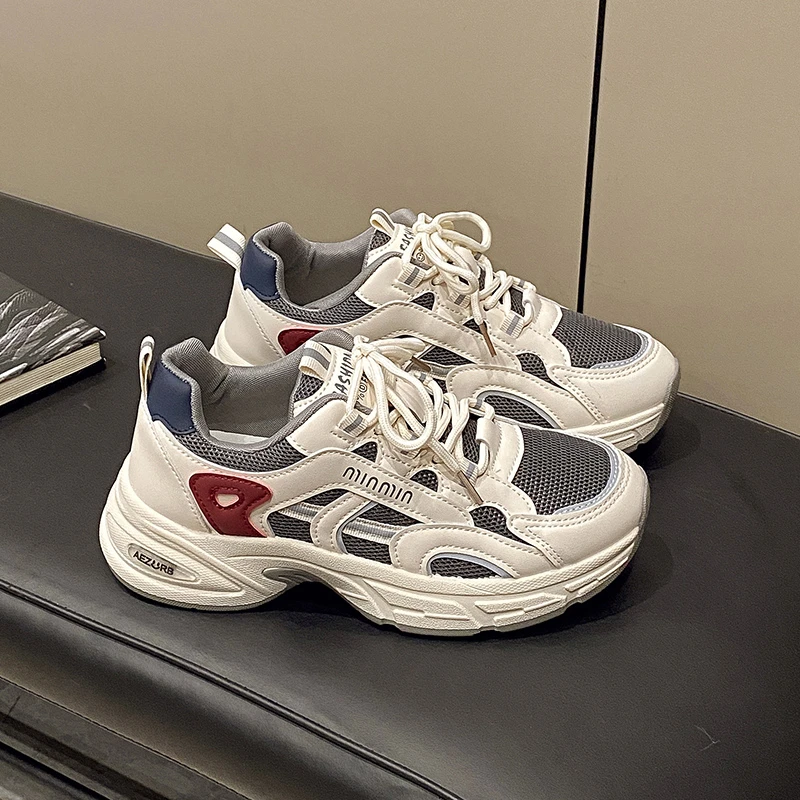 

Удобная дышащая сетчатая обувь, повседневные кроссовки для фитнеса и бега, спортивная прогулочная обувь на открытом воздухе, модные уличные женские кроссовки