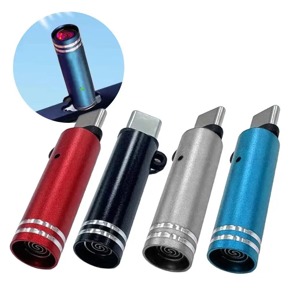 Mini Rechargeable Lighter - Portable Wireless Ignition, Compact Type-C Metal Smart Design Lighter Charging, Mini N0Y5