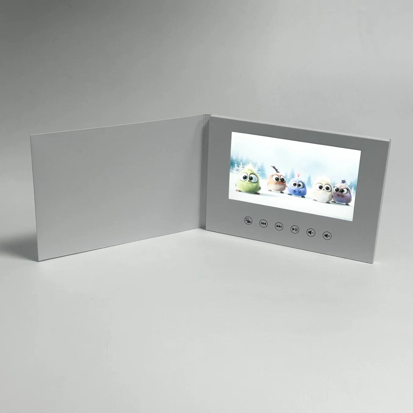 Memory Video Book Card 7 Inches Photo Frame 4GB Lcd Invitation Gift Music Greeting Card Upload Videos Photos Wedding Invite