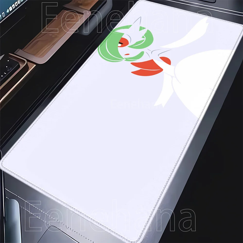 Mouse Pad Gardevoir pokemon Kawaii overlock Large computer Keyboard HD printing Desk Mat cute Rubber Gaming Office XXL Mousepad