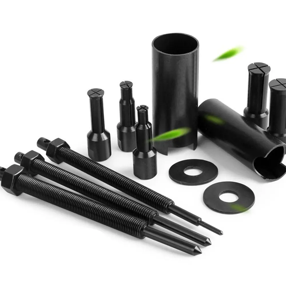 12PCS Black Motorbike Bearing Disassembly Tool Alloy Repair Accessory Bearing Puller Disassembly Tool Extractor Kit Repair Tool