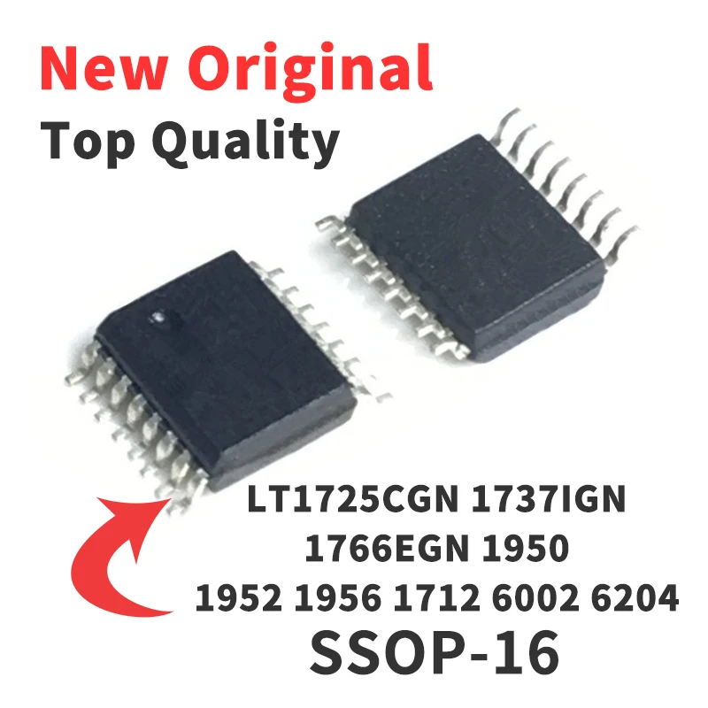 1 Piece LT6002IGN LT1956EGN LT1952EGN LT1950EGN LT1766EGN LT1737CGN LT1712IGN LT1725CGN LT6204IGN SSOP-16 Chip IC