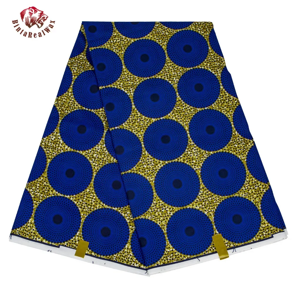 BRW modne 100% poliester afrykański tradycyjny styl wosk Batik materiał w kwiaty Ankara Batik materiał tkanina DIY do szycia