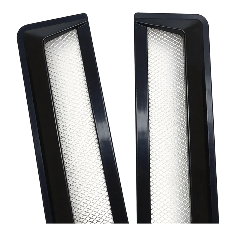 Air Flow Intake Cover 2PCS for Car Bonnet Hood Front Engine Air Inlet Ventilation Cooling Decorative Accessories