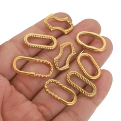 10pcs 스테인레스 스틸 폐쇄 능 직물 원형 타원형 베젤 보석 만들기 빈 매력 귀걸이 Conectors 용품 도매 공예