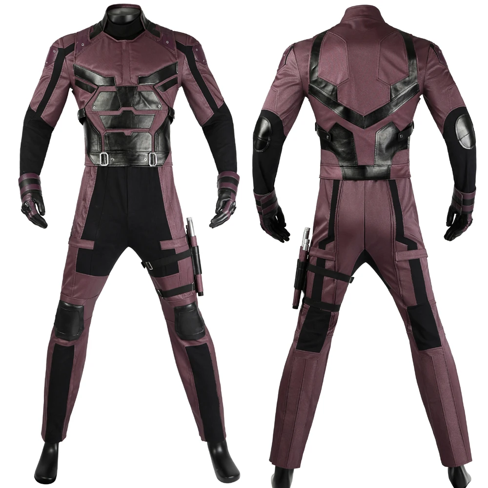 Carnival Halloween Costume Devil Matt Murdock Cosplay Outfit Imitation Leather Breastplate