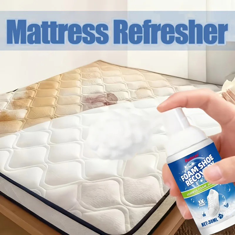 Upgraded Waterless Fabric Foam, refresh sofas clothes sneakers, comes with sponge