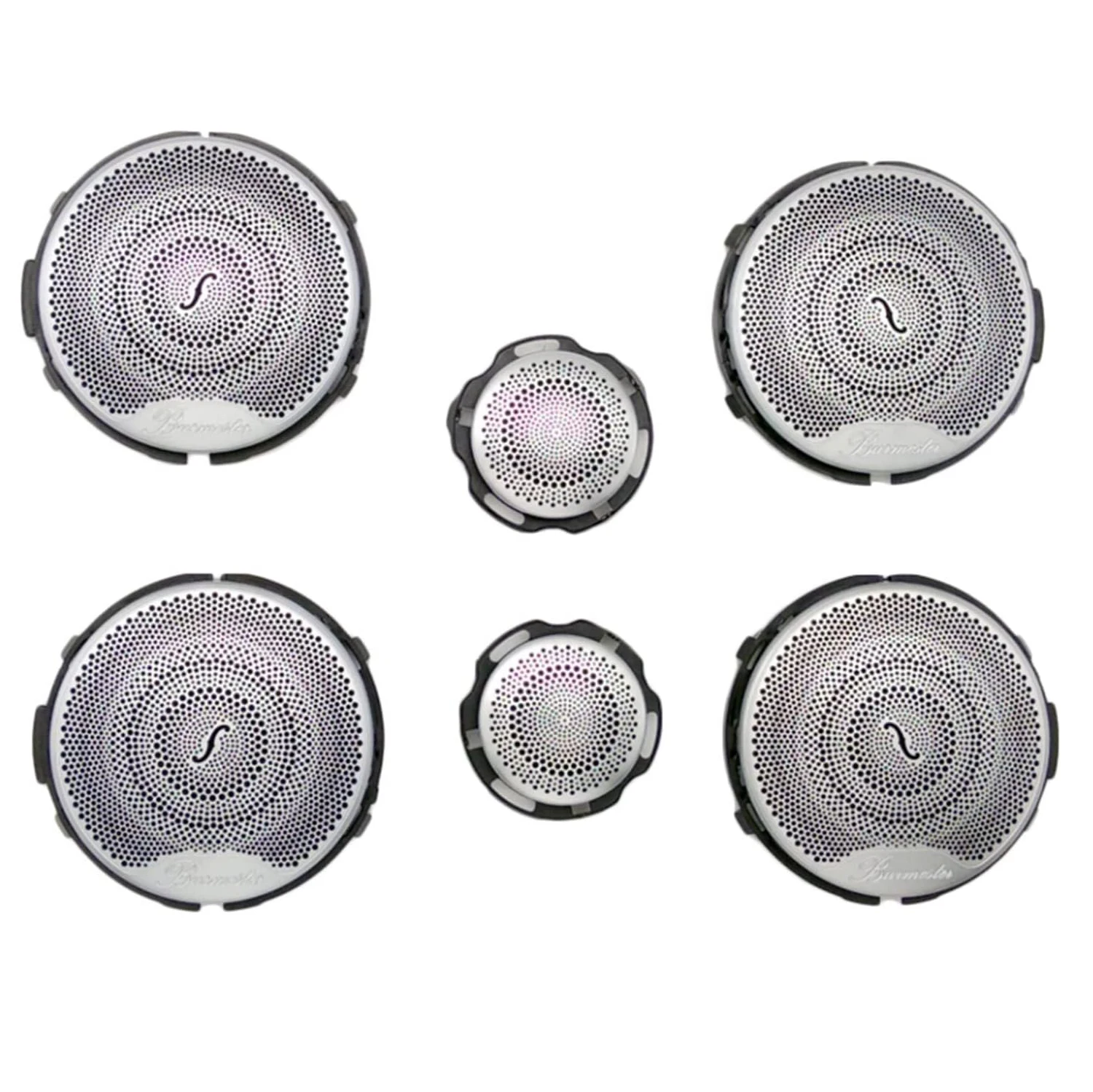 High Quality W213 Stainless Steel Door Speaker Cover Set 6 Pieces for Mercedes Benz E-class W213 2016-2022