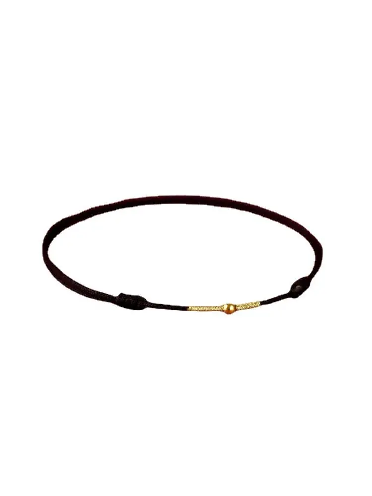 ipcs Fashion Handmade 24cm Bracelet Red Rope Lucky Bangle Women Men Lovers' Best Friends Lucky Bracelet Anklet Size Adjust