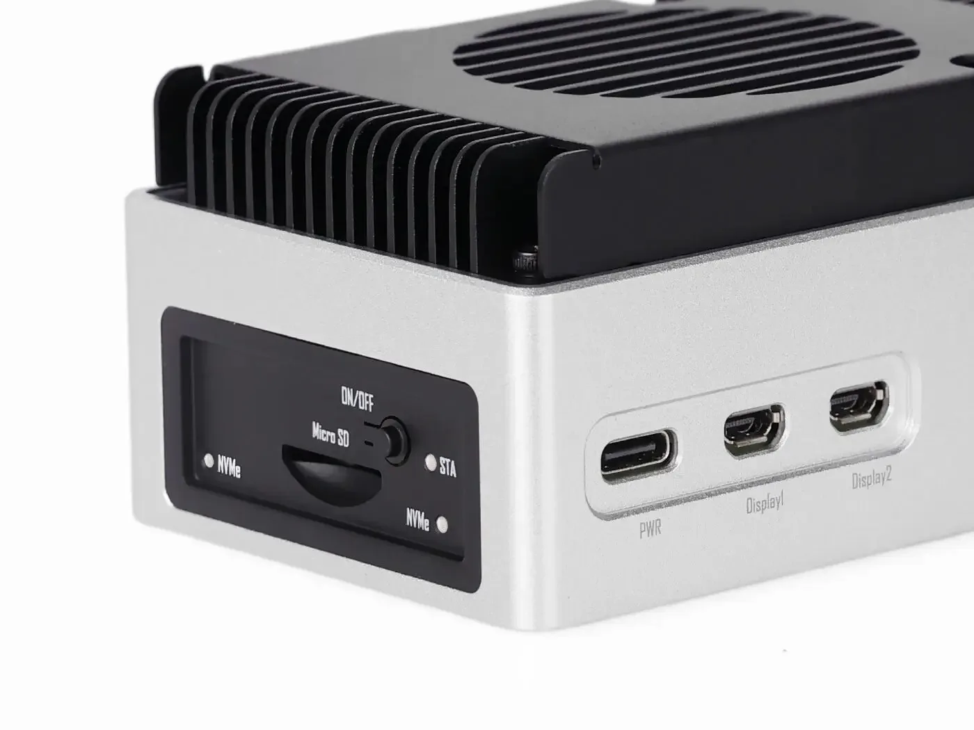 High-Performance R2140-12 Raspberry Pi Edge AI Computer 5 Hailo-8 Acceleration Stick 16GB RAM Mini PC
