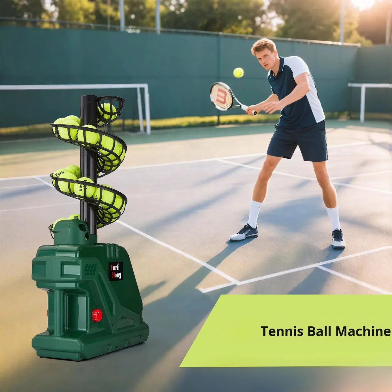 Entry-level Tennis Serve Machine Automatic Pitching Training Single Practitioner Multi-angle Hitting