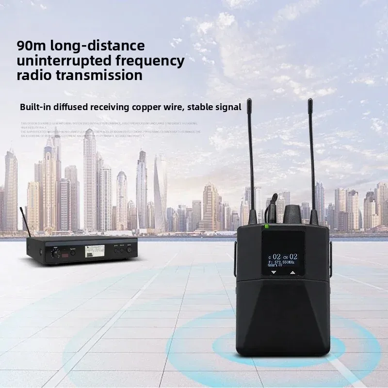 PSM300 wireless earphone monitor receiver, rehearsal performance backing track music return system