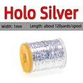 1mm Holo silver