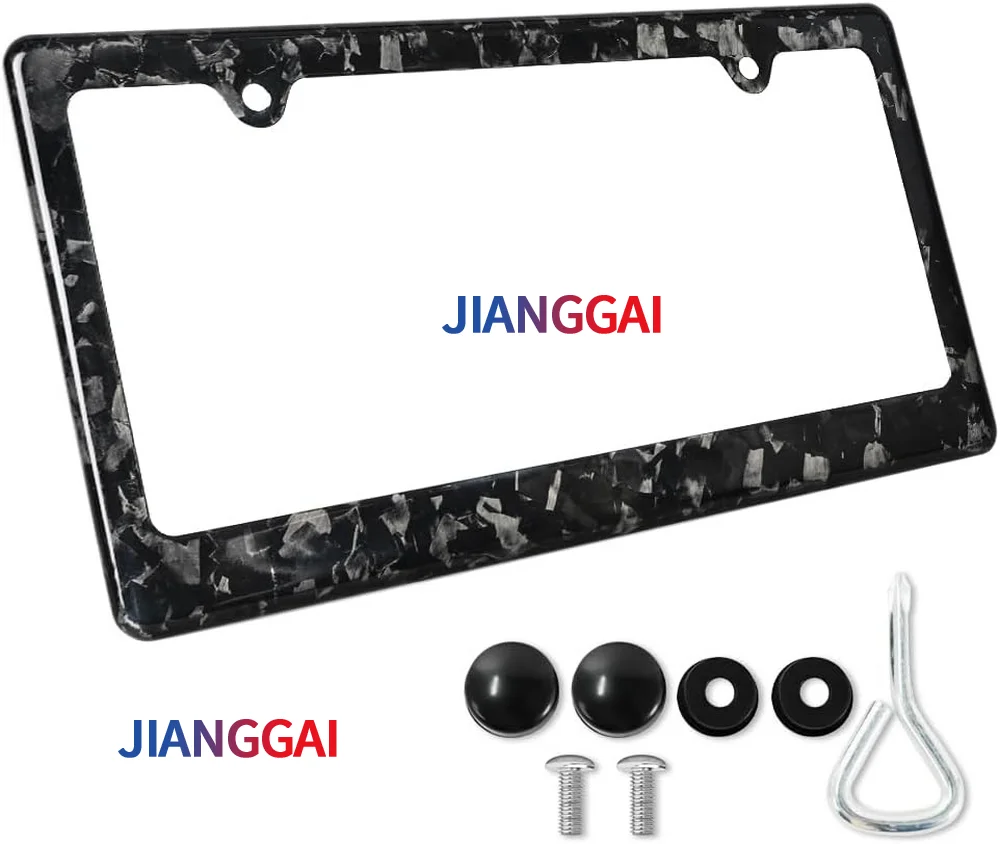 

НОВАЯ универсальная рамка номерного знака 30*15 см 1/2 шт., рамка номерного знака с кованым углеродным узором, кронштейн стандартного размера США