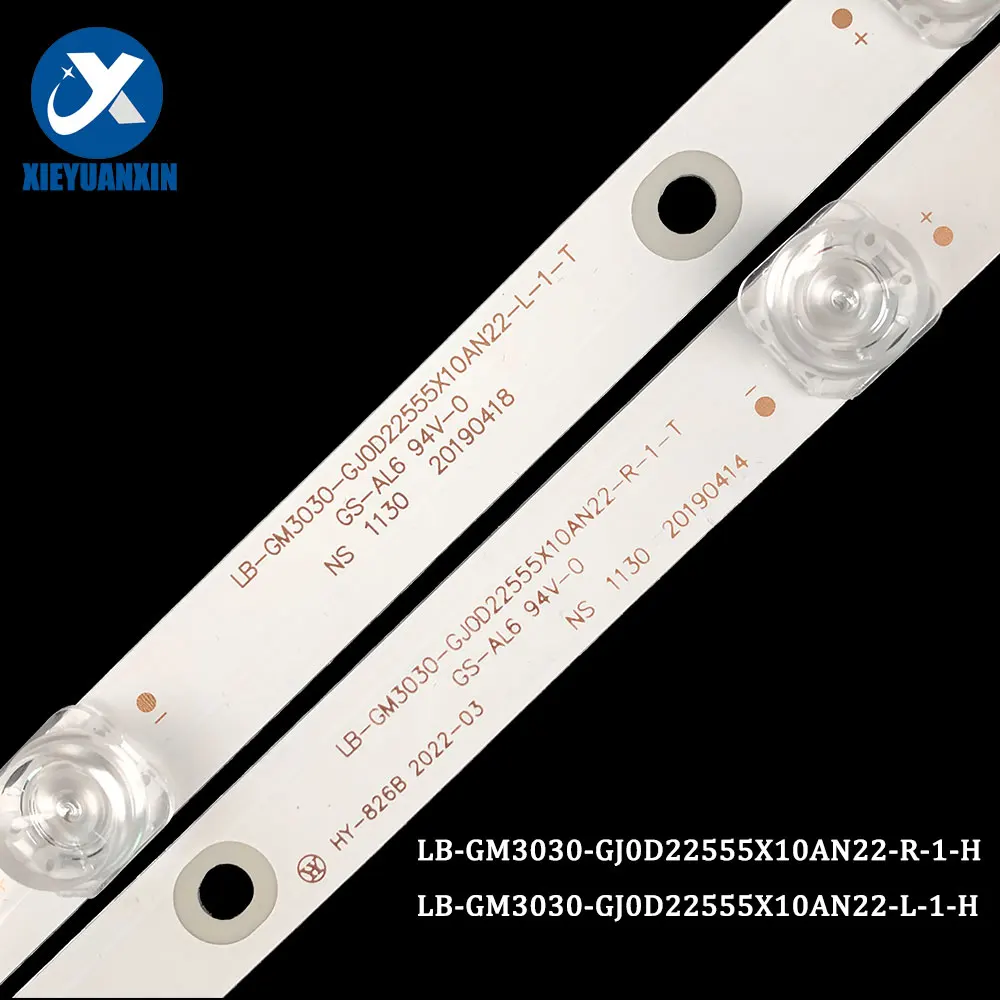 5Pairs 533mm+550mm For Philips 55inch LED Backlight TV Strip 5Leds  3V 55pus7304 55PUS7504/12 55PUS7394 55pus7304/12 55PUS6704