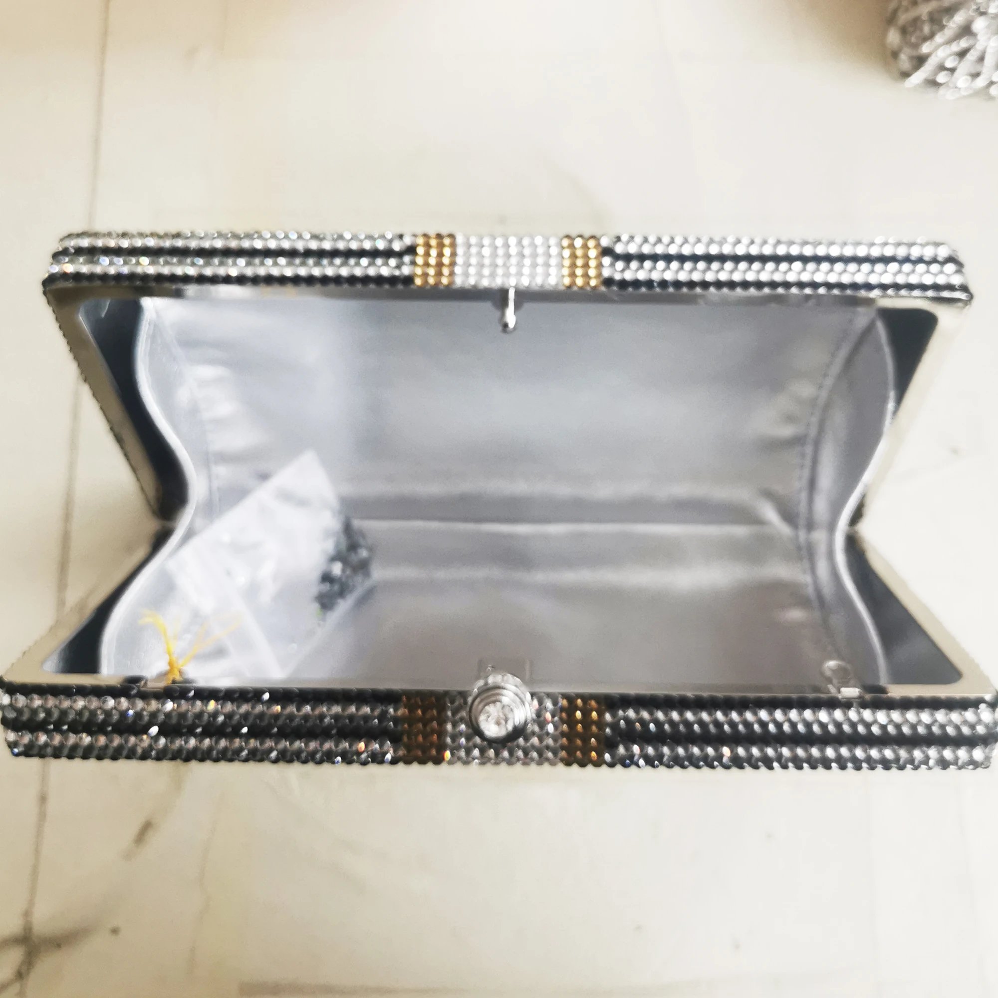 Newest $10000 USD Women Diamond Money Clutch Purse High Quality Handbags Crystal Evening Bags Party Dinner Prom Cocktail Purses