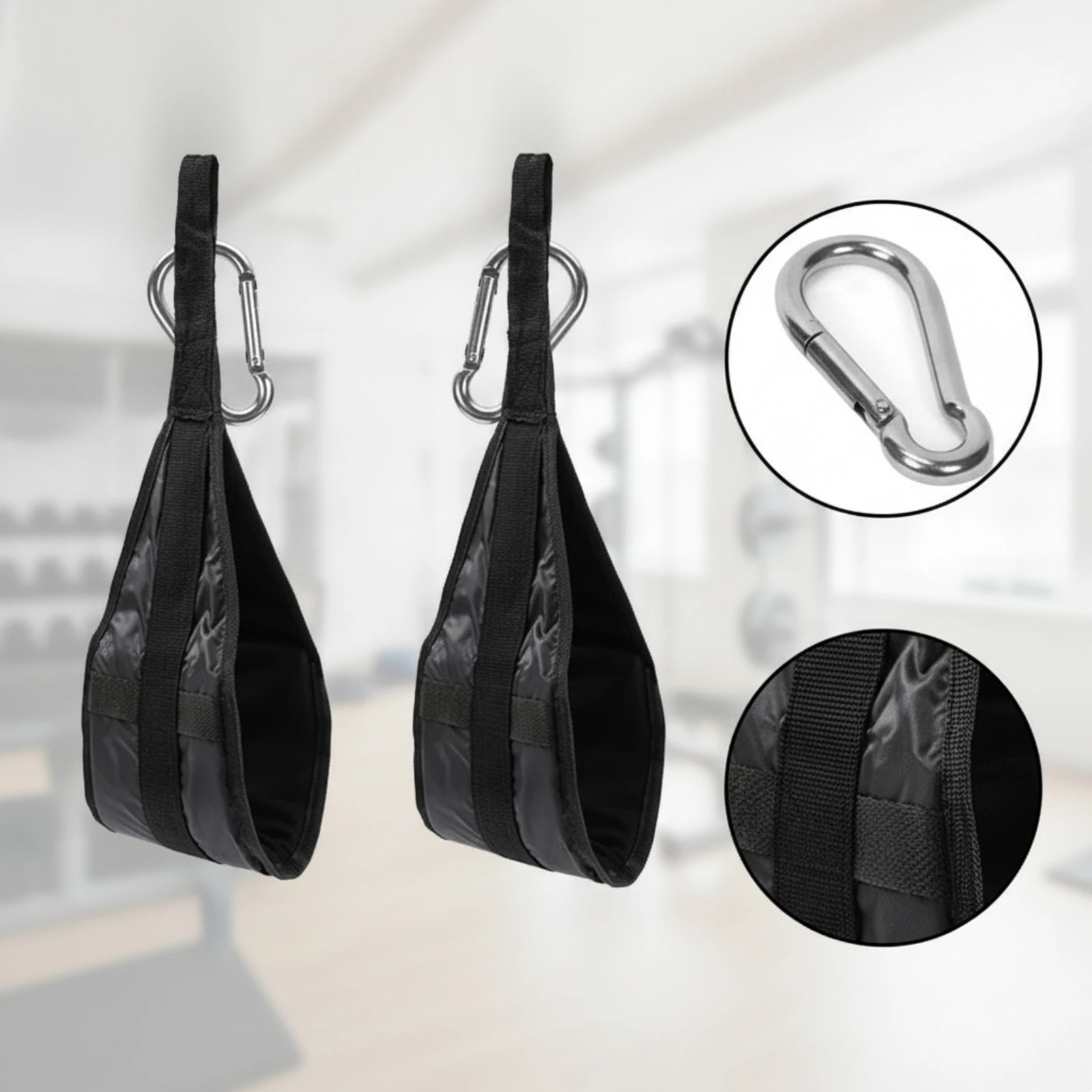 Hanging Ab Straps Comfortable Ab Sling Straps Tear-Resistant Soft for Fitness Enthusiasts, Home Gym