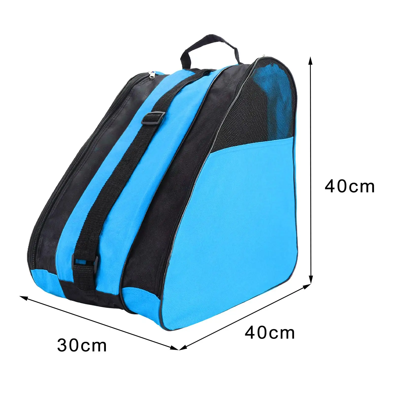 롤러 스케이트 가방 아이스 스케이트 스포츠 운반용 보관함 손잡이 포함