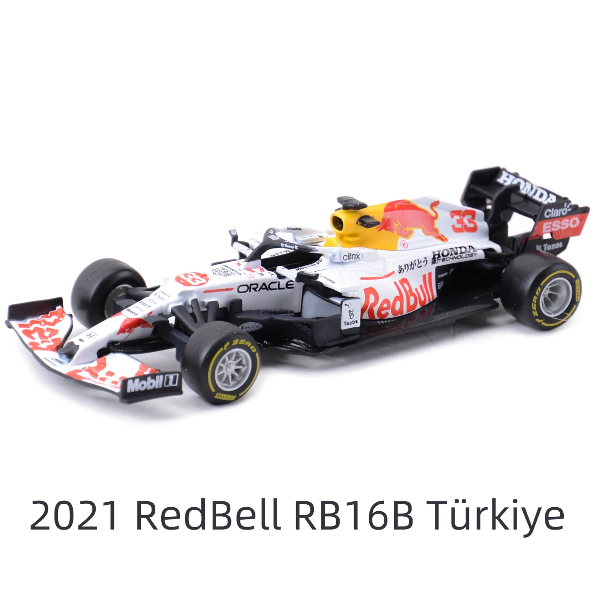 Bburago 1:43 RedBull 2021 RB16B #33 Turkey F1 Formula Car Static Die Cast Vehicles Collectible Model Racing Car Toys