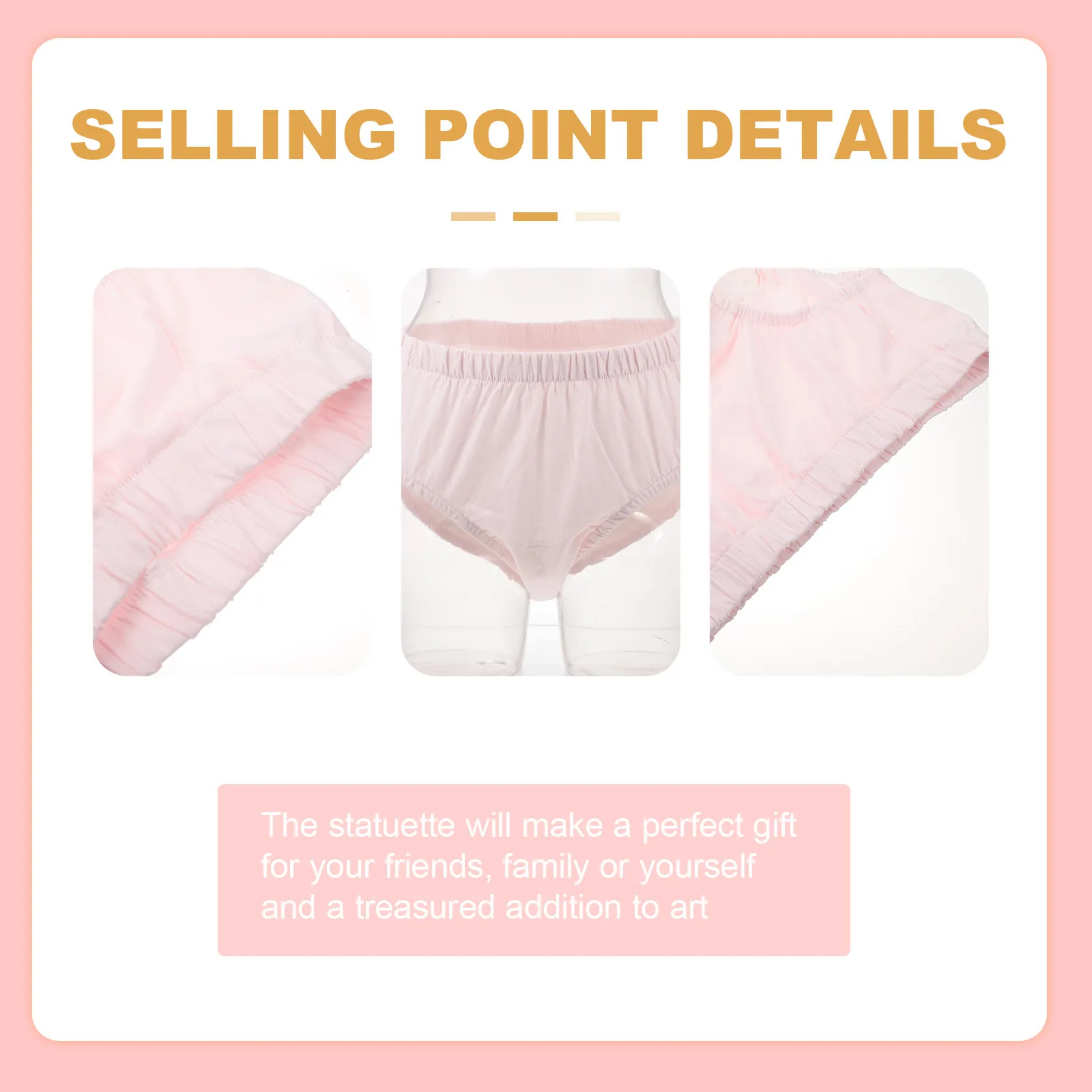 1Pcs Reusable Adult Incontinence Diaper Waterproof Breathable Elderly Urinary Underwear Washable Comfortable Cotton High