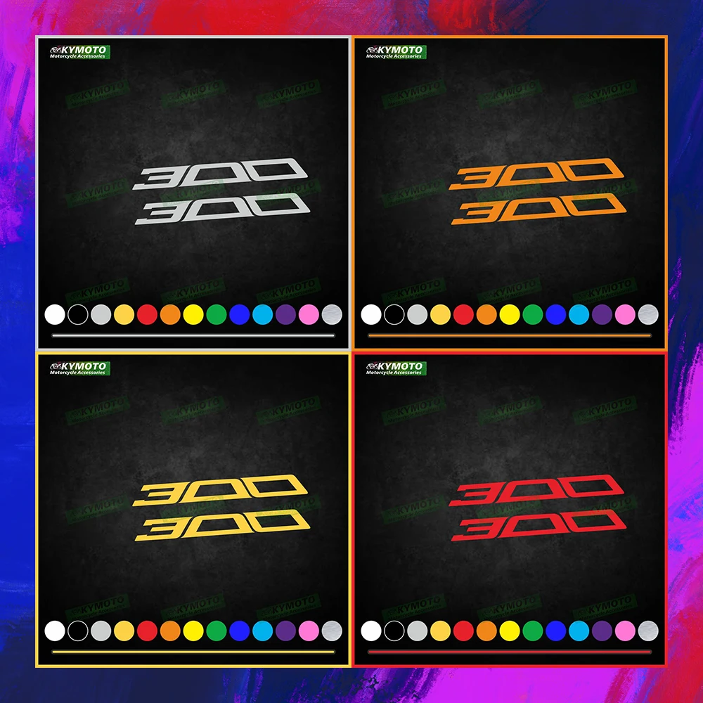 

Для Z300 Z 300 аксессуары для мотоциклов, наклейки, обтекатель, украшение, шлем, топливный бак, логотип двигателя, светоотражающая водонепроницаемая наклейка