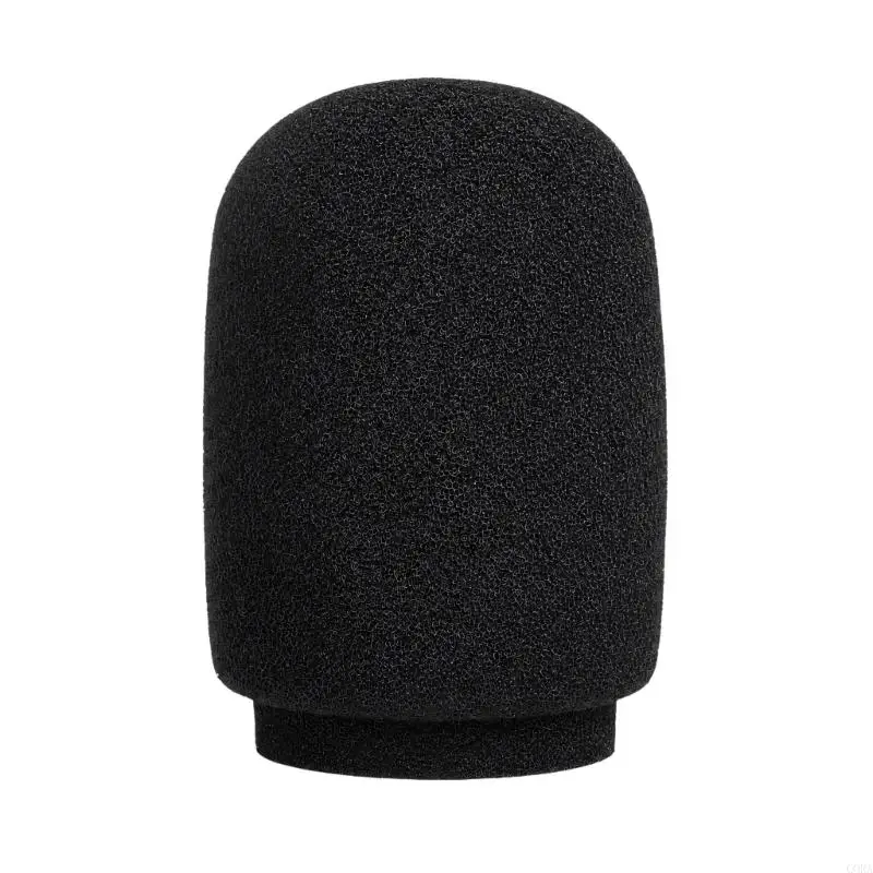 CORA Microphones Windscreen,for PodMic Dynamic Mic Foam Cover with Elastic Opening Slides Over Mic Head Without Tool for