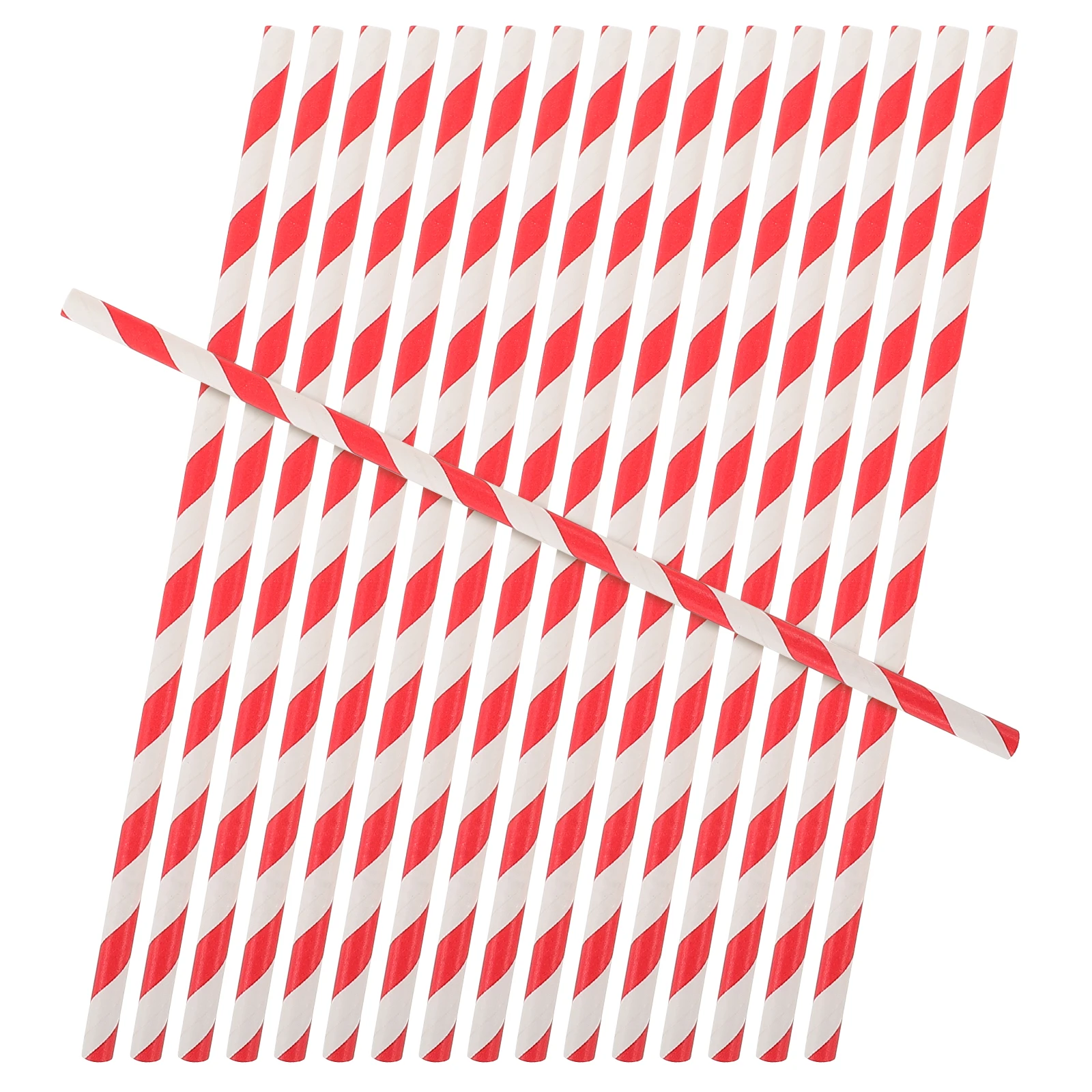 

100pcs Colored Paper Birthday Party Holiday Decorative Drinking Carnival Straight Reusable Eco Orange White