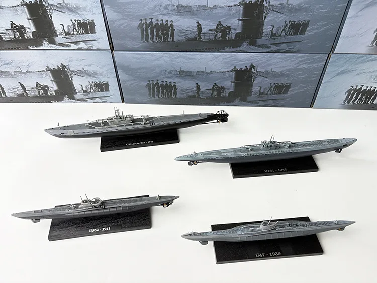 1/350 Scale US U-Boat Submarine Model U47 U552 U181 Diecast Matel Finished Military Ship Model For Static Display Collection Gif