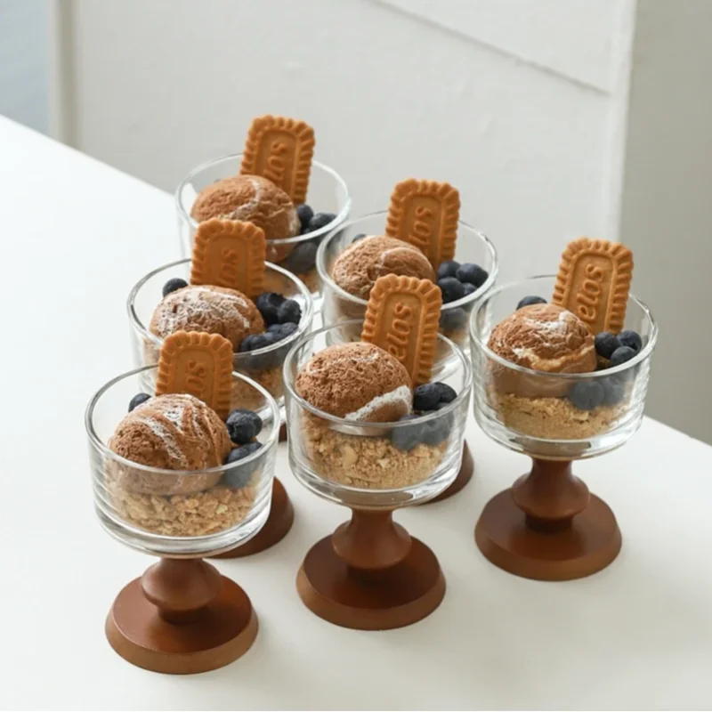 tazon-de-postre-frances-tazon-de-vidrio-con-base-alta-de-madera-para-pudin-cocina-aperitivos-mousse-y-helado-200-ml