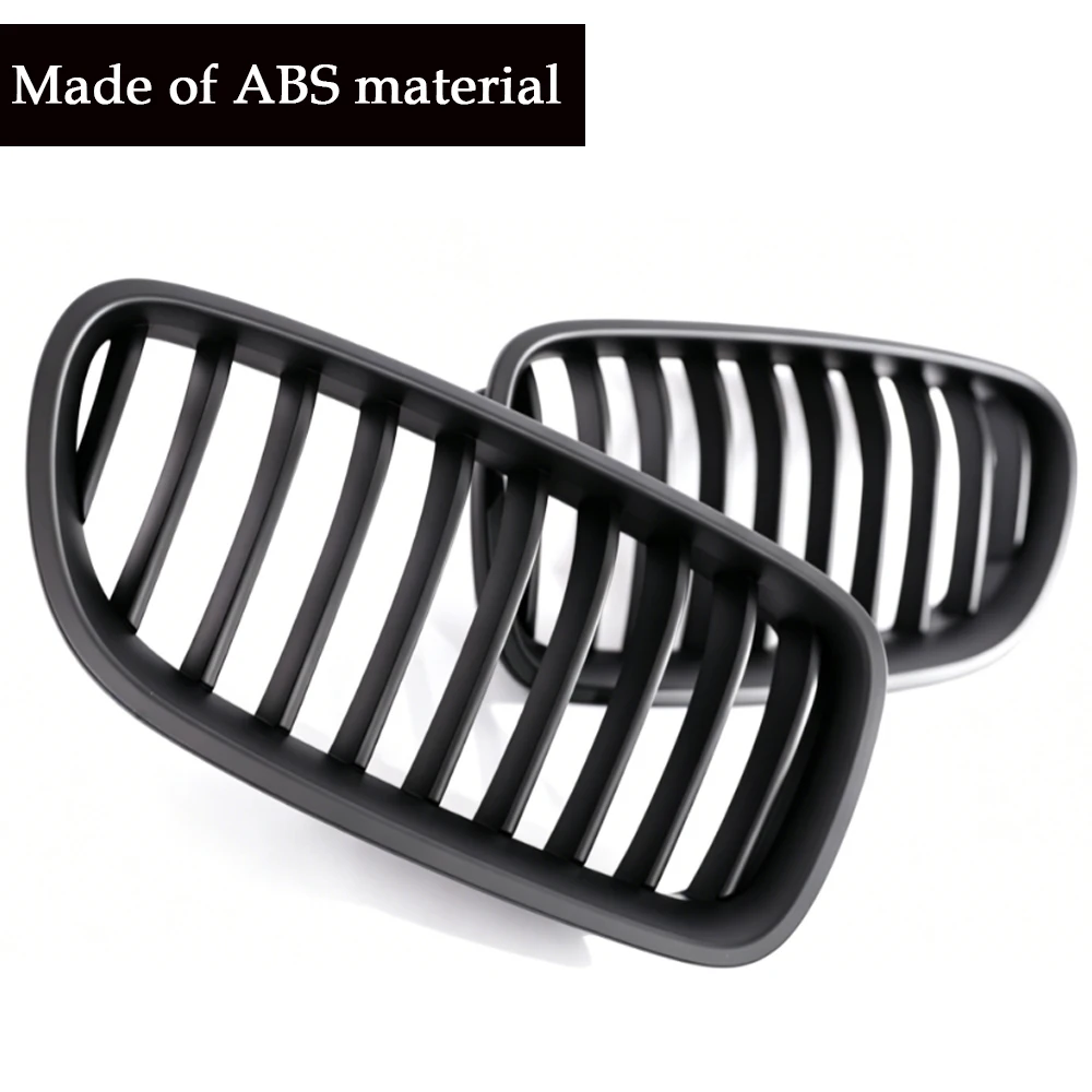 For BMW 5 Series F10 F11 2010-2017 Kidney Single Line Grille Gloss Matte Black M Color All Chrome Performance Grill  520i 528i