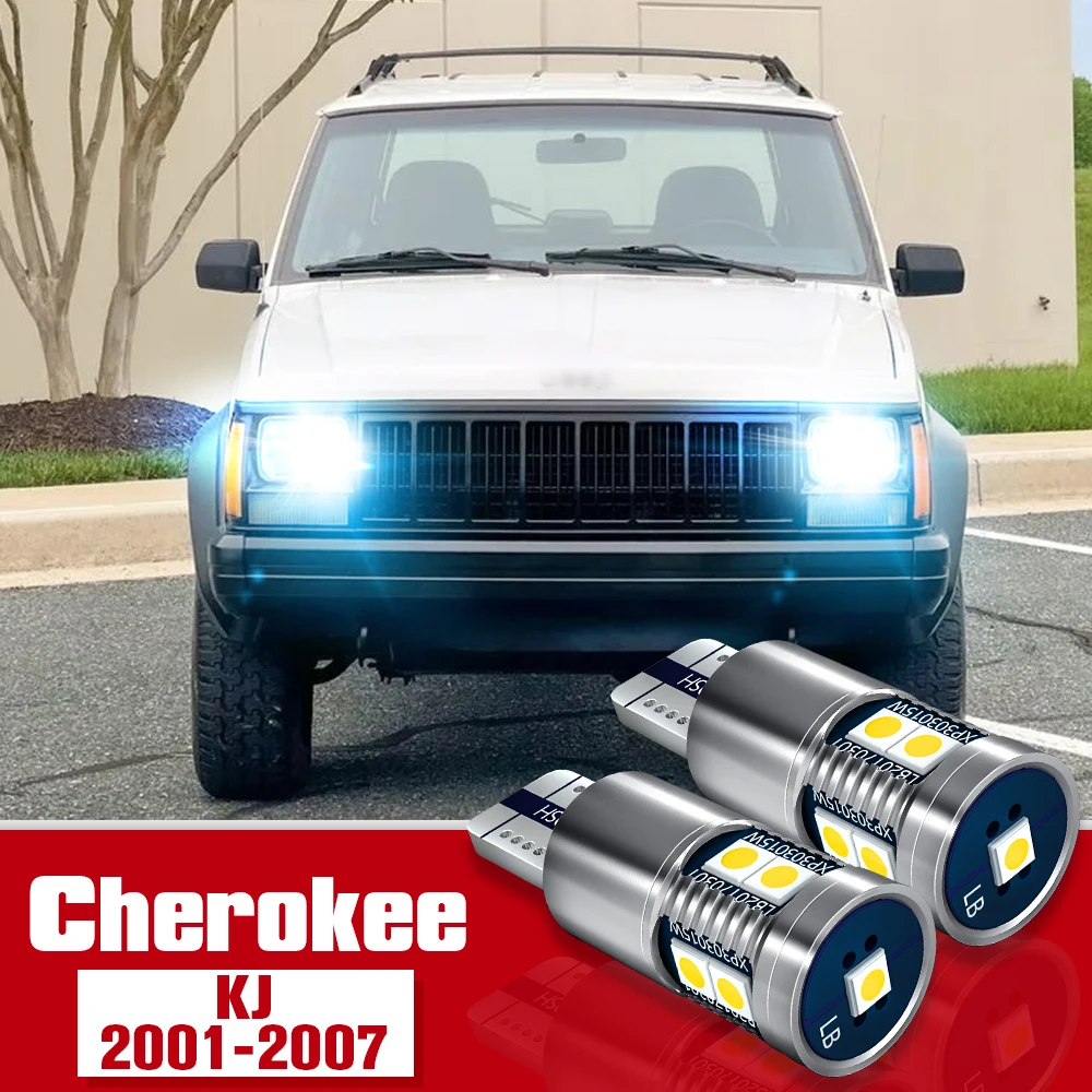 

2pcs LED Accessories Parking Light Bulb Clearance Lamp For Jeep Cherokee KJ 2001 2002 2003 2004 2005 2006 2007